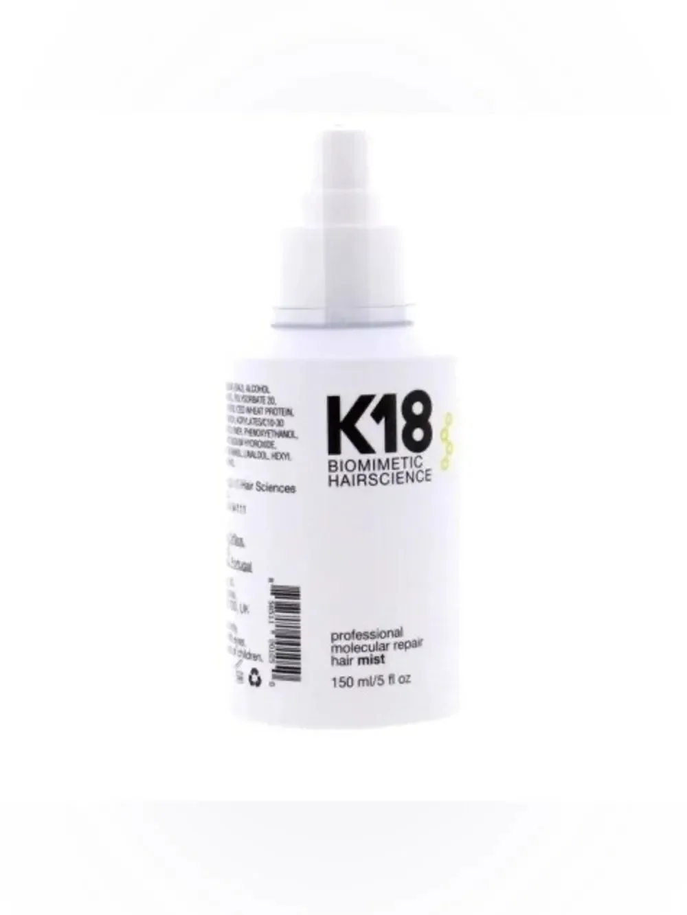 K18 Professional Molecular Repair Hair Mist, Strengthening Restorative Mist
